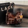 Bolso de Mano de Alta Gama Nuevo Primavera 2026, Bolso de Hombro/Axila Retro de Moda para Viajes Diarios, Bolso Cruzado de Gran Capacidad