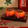 Enfeites Decorativos de Caqui para Chá de Casa Nova, Decoração de Casa Nova, Boa Sorte ao se Mudar para uma Casa Nova, Itens para a Cerimônia de Chá de Casa Nova