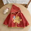 Yiyowey Nueva Colección Otoño/Invierno Chaqueta de Forro Polar para Niños Niños y Niñas Top Elegante Ropa Exterior Versátil para Bebé