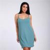 Moda Europea y Americana 2025 Transfronterizo Primavera y Verano Camisón de Rayas Verticales con Tirantes y Cómodo Conjunto de Dos Piezas Casual para el Hogar para Mujeres