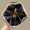 Donut Trenza Lazo para el Pelo Intestino Grueso Mujer 2026 Nuevo Estilo de Lujo Ligero Lazo para el Pelo Cuerda para Atar el Pelo Niños Flor para el Pelo Banda de Goma