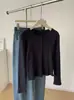 Diseño de varios botones~ ¡Camiseta de manga larga para mujer con cuello Henley vintage! Camiseta básica de algodón elástica adelgazante de ajuste ceñido simple para otoño