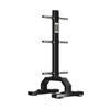 Estante Doble Capa para Mancuernas de Gimnasio Comercial Estante Exhibidor de Mancuernas para Diez Pares Almacenamiento para Entrenamiento Personal Estante Fijo de Tres Capas para Discos de Barra