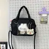 Bolsa Ita de Alto Valor Estético para Mujer 2026 Nuevo Modelo Bolso Transparente Bolso Cruzado Color Sólido Lindo Anime Estilo Japonés Bolso Cruzado para Niñas