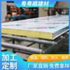 Paneles Sandwich de Lana de Vidrio para Ingeniería al por Mayor, Paneles Aislantes, Paneles Ignífugos Clase A de Acero Color para Talleres de Guangdong Yueshun
