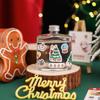 Calcomanías navideñas cuenta de mano calcomanías de papel súper sensibles material de diario calcomanías decorativas de Papá Noel calcomanías para estudiantes