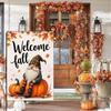 Transfronterizo Nuevo Otoño Acción de Gracias Calabaza Hoja de Arce Bandera Amazon Vacaciones Patio Balcón Decoración Jardín