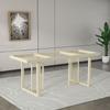 Suporte de Perna de Mesa de Ferro Forjado Suporte de Perna de Mesa de Jantar de Laje de Rocha Mármore Metal Mesa de Escritório Mesa de Chá Suporte de Perna Prateleira de Mesa de Chá de Placa Grande