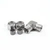 Suministro en stock conector terminal de ángulo recto tipo manguito de tarjeta de acero inoxidable 304 conector de ángulo recto tipo manguito de tarjeta 316L