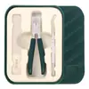 Tesoura de unha com abertura larga, lâmina oblíqua ultra afiada, cortador de unhas especial com ranhura anti-respingos original de alta qualidade, cortador de unhas para unhas grossas.