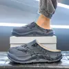 Chinelos de Algodão Masculinos para Casa e Interior Outono e Inverno Modernos e Confortáveis Sapatos de Algodão Quentes com Forro de Lã e Solado Grosso Antiderrapante