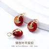 Accesorios de Ágata Roja Natural 7A Adornos de Nubes Propicias Alta Calidad Tallado Exquisito Accesorios para Joyería Hechos a Mano DIY Agujero Pasante Venta al por Mayor