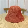 Sombrero de Paja para Mujer con Correa de Encaje Sombrero de Pescador de Encaje Nuevo Sombrero de Sol Transpirable Hueco con Protección Solar para Viajar al Mar