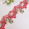 Exquisito Encaje Multicor Soluble en Agua Estilo Étnico Encaje de Flor Hueca Accesorios Nuevo Estilo Chino Tela Bordada de Poliéster Mayoreo