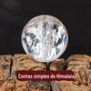 Atacado 7A Natural Himalaia Branco Cristal Conta Única Pulseira de Contas Únicas Mulheres Únicas Círculos Corpo de Rede Acessórios de Cristal DIY