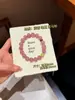 Pulseira de Cristal Roxo Natural Original Wumeizi com Contas de Cavalo Roxo, Jade Rosa e Cubos de Açúcar, Círculo Único, Exquisita e de Luxo Leve