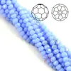 Suministro directo de fábrica 2/3/4 mm Jade Porcelana Bolas de 32 caras material para ensartar a mano cuentas de cristal cuentas de esquina multicorte