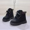 Botas Martin para Bebês e Crianças Pequenas 2025 Outono e Inverno Novas Botas Amarelas de Moda Estilo Britânico para Meninas