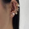E13318 Aretes de Perlas Barrocas, Aretes de Alta Gama, Clips para Orejas, Ganchos para Orejas con Diseño de Nicho Único
