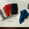 Bufanda de Punto 100% Lana Estilo Coreano Elegante Heroína Sencilla Versátil Bufanda Otoño e Invierno Cálida Color Puro Estilo Corto de Alta Gama