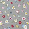 Nuevas pegatinas para uñas Redanco 5D con diseño de concha de flores de primavera, con relieve, tridimensionales, Dr-1002