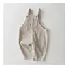 Roupa Infantil Estilo Coreano Primavera e Outono Meninos e Meninas Novo Roupa para Sair de Bebê Calça com Alça Jeans Calça Esportiva Floral Casual