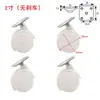 Ruedas giratorias universales engrosadas simples de 1.5 pulgadas 2 pulgadas para muebles, polea de escritorio de computadora plana de PP, estante para bandejas de flores, rueda de plástico