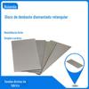 Disco de Desbaste Diamantado Retangular 1mm 170*75 Ferramenta para Esculpir Selo de Jade Disco de Rebolo Disco de Desbaste de Selo Disco de Polimento