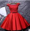 2025 Nuevo Vestido de Dama de Honor Vestido Pequeño Vestido de Hermanas Grupo de Damas de Honor Vestido de Dama de Honor Corto Ajustado Primavera Vestido Transfronterizo