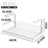 Organizador de cables debajo del escritorio, bandeja para gestión de cables, caja para organizar cables de datos debajo del escritorio de la computadora, almacenamiento para cables, enchufes, router y Wi-Fi