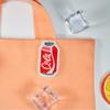 Etiqueta de Bordado Computarizado Yuanda Coca Cola Hot Dog Paleta Adhesivo de Tela Bordado Adhesivo de Tela Accesorios de Ropa Adhesivo Bordado Parche Adhesivo
