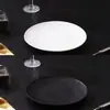 Jantar Criativo de Bife Estilo Ocidental Prato Redondo Material PP de Alta Qualidade Louça Massa Prato Estilo Japonês Prato Raso Bife Prato de Prato Doméstico