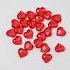 Relleno Decorativo para Jarrón de Plástico Corazón de Melocotón Brillante No Poroso de 10 mm Decoración de Escritorio para Boda DIY del Día de San Valentín