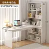 Mesa de Canto Estante de Livros Mesa de Escritório Integrada Combinação Mesa de Estudo para Quarto de Estudante Mesa Simples para Computador de Mesa