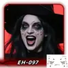 2025 Novos Adesivos de Tatuagem de Halloween Transfronteiriços Adesivos de Cicatriz para Rosto à Prova d'Água Adesivos de Cicatriz Engraçados de Terror de Halloween