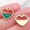 20 Pingentes de Liga de Trevo de Quatro Folhas e Cacto Verde Caindo para Pulseira Feita à Mão DIY Acessórios de Joia