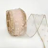 Gasa de Puntos Burbuja 5cm Hilo Overlock Estilo Coreano Hilo Cola de Pez Hecho a Mano DIY Accesorios para el Cabello Material para Lazos Cinta