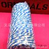 Nova corda de algodão bicolor de 100m, tecida à mão para DIY, corda de algodão colorida de dois fios, 2mm, corda de algodão fina para tag, corda para zongzi