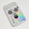Película protectora de lente de metal con purpurina de ojo de águila y diamante para iPhone 15/14 Pro/15 Pro Max.