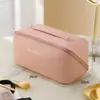 Bolsa de tocador de viaje, Separación de seco y húmedo, Bolsa de almacenamiento transparente impermeable, Gran capacidad, Bolsa de tocador de maquillaje portátil para viaje de negocios y hotel