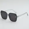 Gafas de Sol Poligonales de Marco Grande 2026, Gafas de Sol de Moda y Versátiles para Mujer, Protector Solar, Adelgazantes, Gafas de Sol de Gama Alta