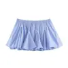 AliExpress Internacional Lançamentos da Primavera 2026 Saia Mini Casual Feminina Patchwork Color Block Listrada 1255519