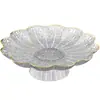 Prato de Frutas para Casa Nova, Mesa de Centro para Sala de Estar, Prato de Frutas, Luxo Acessível, Bandeja de Doces e Lanches para Recepção