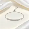 Pulsera de Moda Estilo Ins de Venta Caliente Transfronteriza, Brazalete Ajustable Curvo Incrustado con Diamantes y Circonia Microincrustada, Accesorio Versátil, Venta al por Mayor