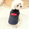 Chaleco de Algodón Grueso sin Mangas con Forro Polar Otoño e Invierno Estilo Coreano y Japonés para Perros y Gatos Teddy, Bichón, Schnauzer
