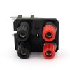 Terminal de audio de pie curvo de 4 bits Terminal de amplificador de audio WP4-10A Enchufe de una pieza para cableado externo WP Agujero de 4 mm