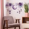 Comércio exterior lâmpada pendente lua roxa flor quarto sala de estar varanda dormitório decoração de casa papel de parede autoadesivo atacado transfronteiriço