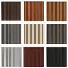 Painéis acústicos de madeira MDF personalizados, painéis de parede decorativos com isolamento acústico e redução de ruído, painéis absorventes de som em grade decorativa de fibra de poliéster retardante de chama