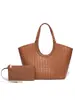 Bolsa Tote Personalizada para Mujer, Bolso Tejido en Relieve de Nuevo Estilo de Gran Capacidad de Moda, Bolso de Hombro Casual, Bolso de Mano para el Trabajo
