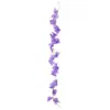 Guirnaldas de Flores de Glicinia Artificiales Transfronterizas para Decoración del Hogar, Muros de Plantas, Embellecimiento de Techos de Bodas, Plantas Verdes, Tiras de Flores de Glicinia